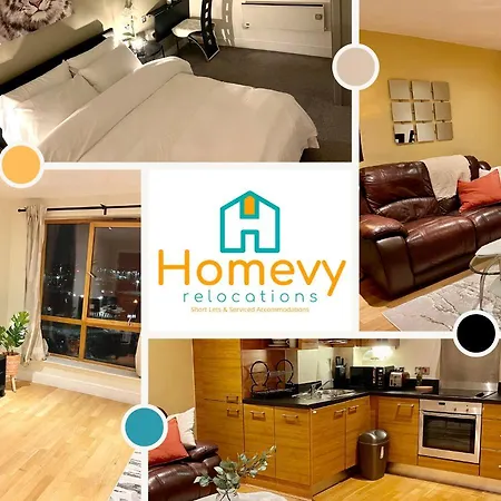 Apartamento 1 Bedroom By Homevy Relocations Short Lets & Serviced Dock - Stylish And Convenient Leeds (West Yorkshire)