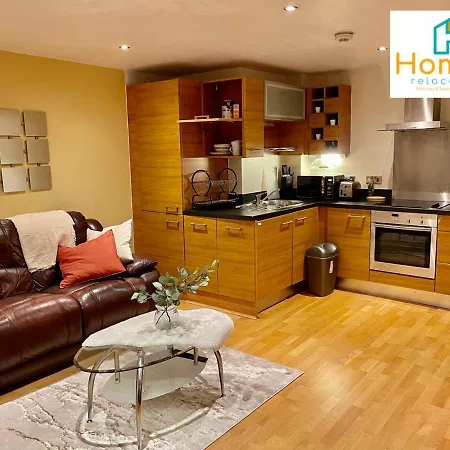Homevy Relocations: Stylish Serviced At Dock Apartment Leeds (West Yorkshire)